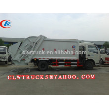 CLW Brand 6m3 conteneur à ordures, dongfeng compactor chariot à ordures prix